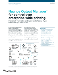 KM, Nuance, Output Manager, Brochure, Konica-Minolta, LA Office Solutions