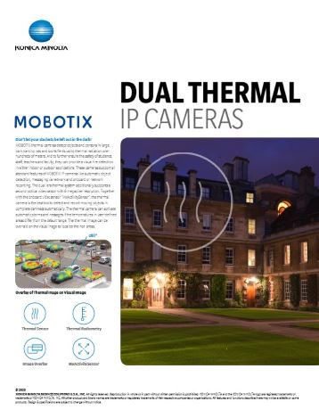 Mobotix, Dual Thermal IP Cameras, Konica Minolta, LA Office Solutions