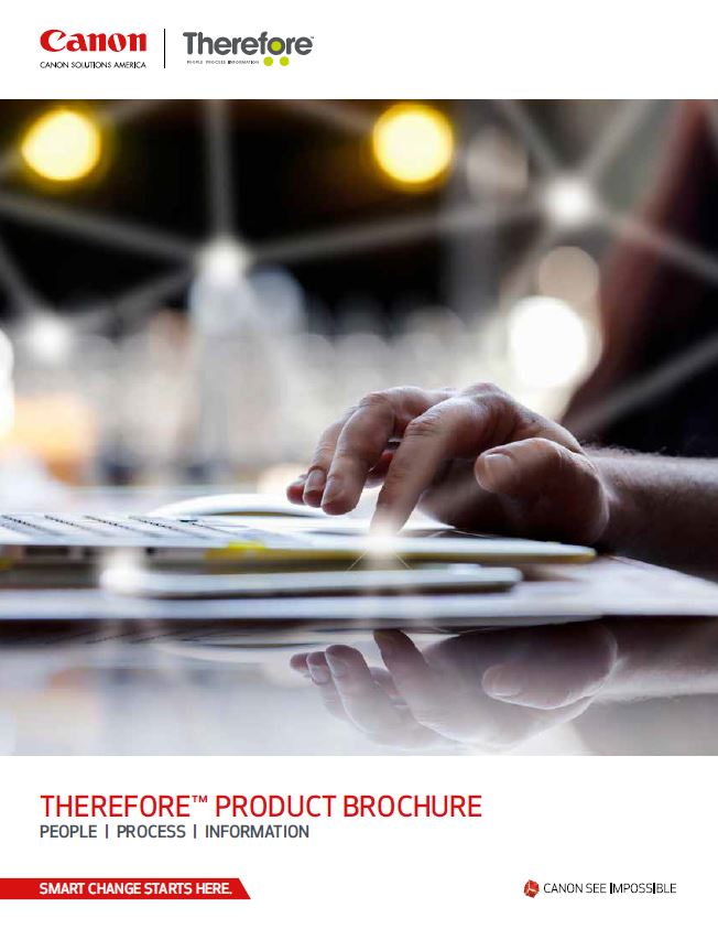 brochure, canon therefore, LA Office Solutions