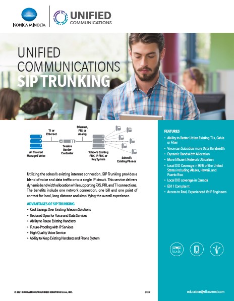 Unified Communications, SIP Trunking, Konica Minolta, LA Office Solutions