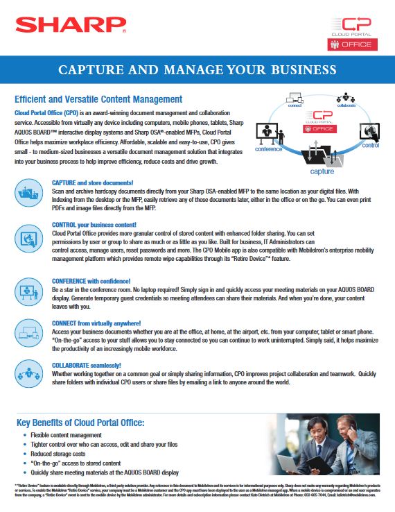 sharp, Cloud Portal Office, LA Office Solutions