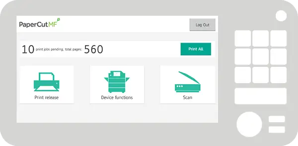 Papercut, Integrated Scanning, LA Office Solutions