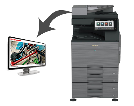 Scan 2 Desktop, Software, Sharp, LA Office Solutions